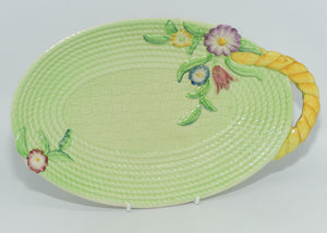 carlton-ware-green-basket-weave-and-flowers-handled-tray