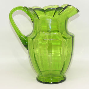 green-mary-gregory-glass-jug-boy-in-floral-bower