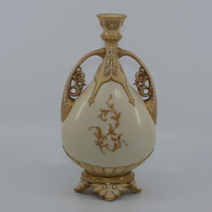royal-worcester-blush-ivory-heavily-gilt-handled-vase-on-quad-feet