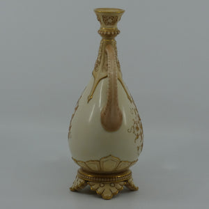 royal-worcester-blush-ivory-heavily-gilt-handled-vase-on-quad-feet