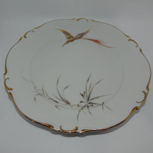 heinrich-and-co-selb-bavaria-bird-pattern-round-plate-26cm-diam