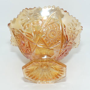 marigold-carnival-glass-fluted-edge-comport-flower-and-star