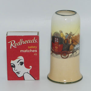Royal Doulton Coaching Days miniature Cylindrical vase #2