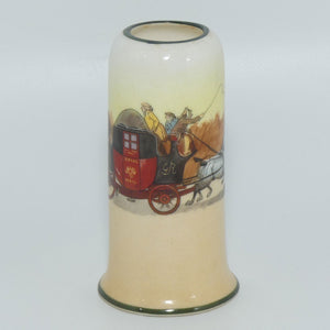 Royal Doulton Coaching Days miniature Cylindrical vase #2