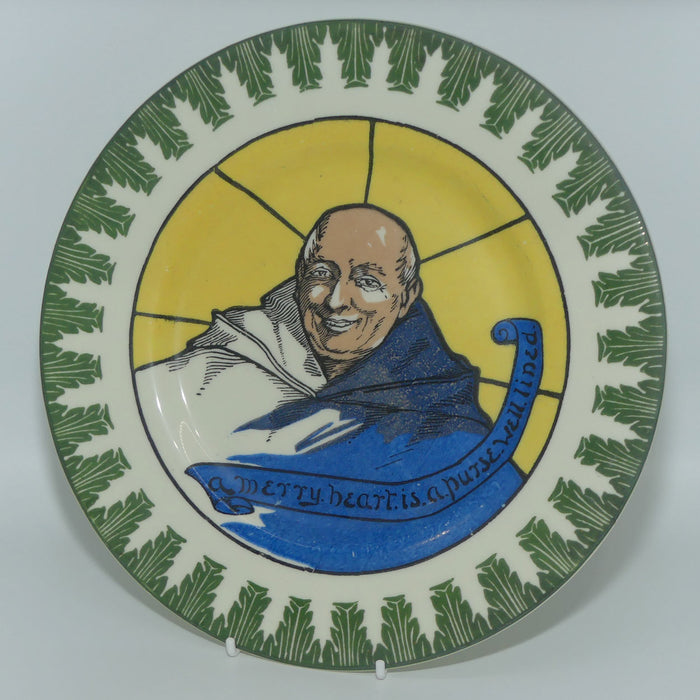 Royal Doulton Monks and Mottoes B plate | A Merry Heart