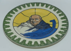 Royal Doulton Monks and Mottoes B plate | A Merry Heart is a Purse Well Lined