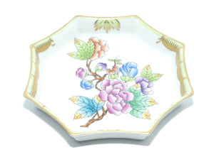 Herend Hungary Queen Victoria pattern | octagonal dish