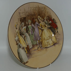 Royal Doulton Sir Roger De Coverley plate D5814 | Dancing with the Widow