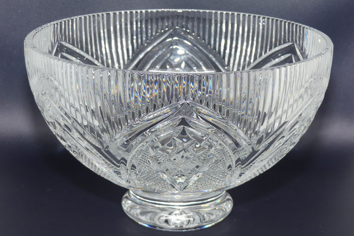 Waterford Crystal Ireland Rock of Cashel footed bowl