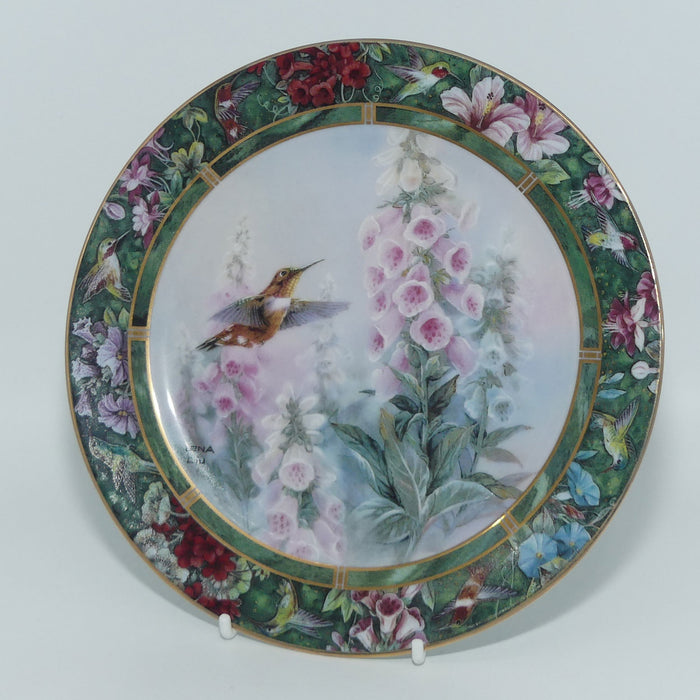 Bradex 84 G20 71.4 plate | Lena Liu's Hummingbird Treasury | The Rufous Hummingbird
