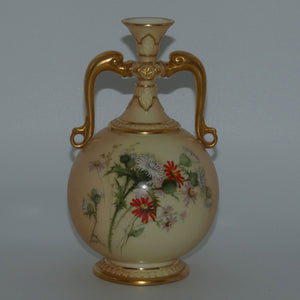royal-worcester-blush-ivory-hand-painted-thistle-bulbous-handled-vase