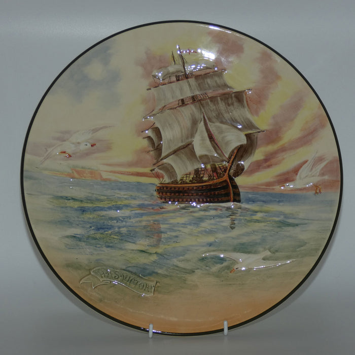 Royal Doulton Famous Ships H.M.S Victory wall charger D5957