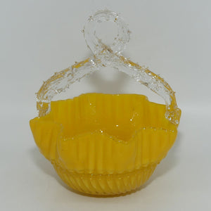 yellow-glass-ribbed-design-thorn-handle-basket