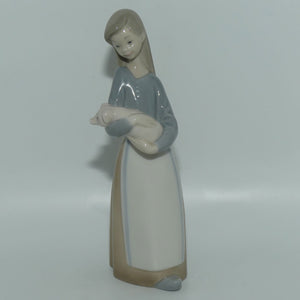 Lladro figure Girl with Pig | #1011 | no box