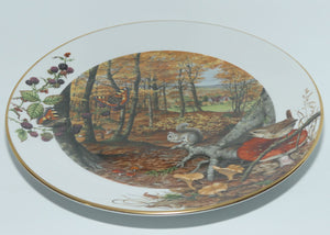 Royal Worcester for Franklin Porcelain | Peter Barnett | Months series | plate #10 | The Colours of Autumn in October
