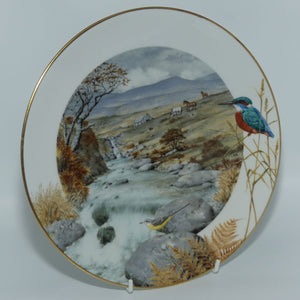 Royal Worcester for Franklin Porcelain | Peter Barnett | Months series | plate #11 | A Secluded Stream in November