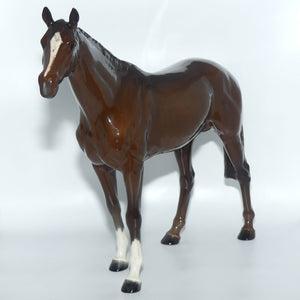 #1564 Beswick Large Racehorse | Brown