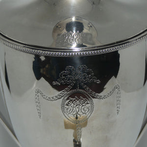 George III Neoclassical Sterling Silver tea urn | London 1783 | John Robins