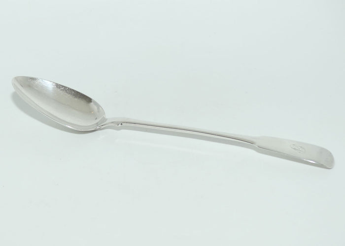 Georgian | Geo III | Sterling Silver Fiddle pattern basting spoon | London 1803 | Thomas Barker