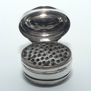 George III Sterling Silver dome top Nutmeg grater | Matthew Linwood | Birmingham 1812