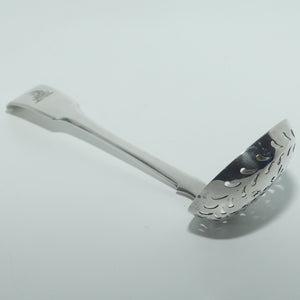 Georgian | Geo IV | Sterling Silver Fiddle pattern Sugar Sifter spoon | London 1823