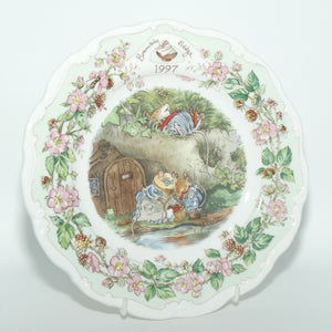 Royal Doulton Brambly Hedge Giftware | Year Plates | 1997 | 20cm