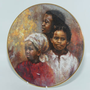 Royal Doulton Collectors International plate by Lisette De Winne #1 | A Brighter Day