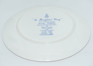 Royal Doulton Collectors International plate by Lisette De Winne #1 | A Brighter Day