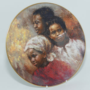 Royal Doulton Collectors International plate by Lisette De Winne #1 | A Brighter Day #2