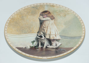 Royal Doulton | A Victorian Childhood plate #1 | In Disgrace by Charles Burton Barber