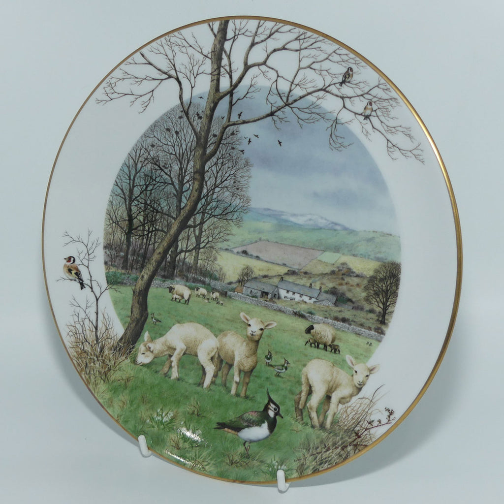 Royal Worcester for Franklin Porcelain | Peter Barnett #1 | January's Lambing Season