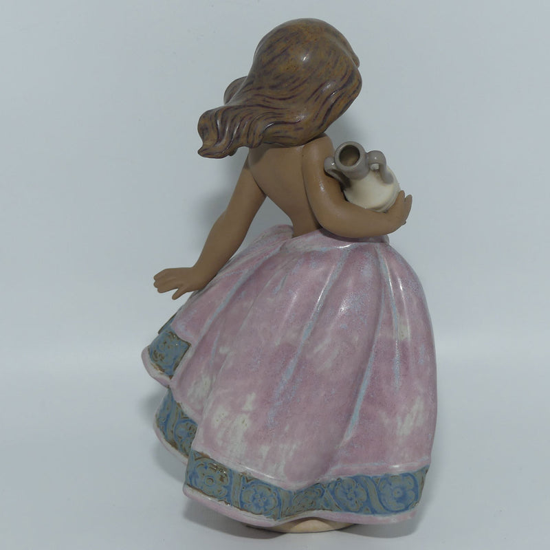 Lladro figure Peasant Girl | Pink | with Urn | #2332 – Roundabout Antiques