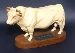 #A2463A Beswick Connoisseur Model | Charolais Bull