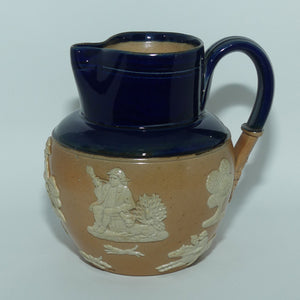 Royal Doulton Harvest Hunting medium round jug | Blue | Shape X2892