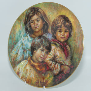 Royal Doulton Collectors International plate by Lisette De Winne #2 | Village Children