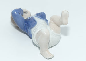 Royal Copenhagen Denmark figure 4669 | Baby Lying on Back