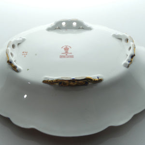 Royal Crown Derby Old Imari 1128 oval handled bowl with 4 tiny feet | c.1932