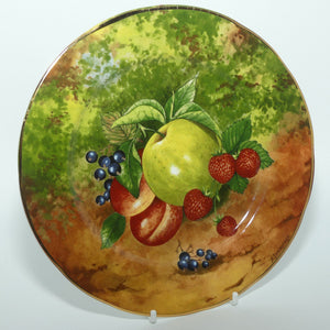 Fruits of Eden Bone China plate #5 | Apple, Peaches, Strawberries and Blueberries by AJ Heritage