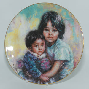 Royal Doulton Collectors International plate by Lisette De Winne #5 | My Little Brother