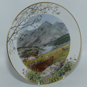 Royal Worcester for Franklin Porcelain | Peter Barnett | Months series | plate #9 | September on the Moors