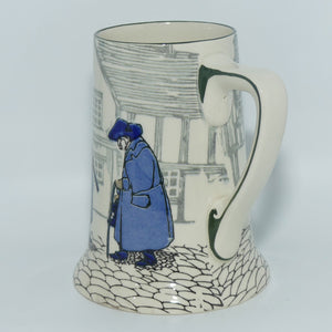 Royal Doulton Nightwatchman ale tankard D4746 | Blue and White