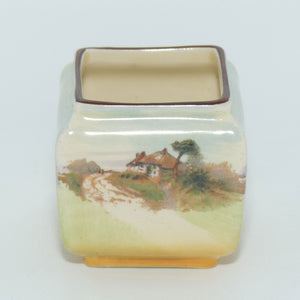 Royal Doulton English Cottages A vase mini box section vase D4987