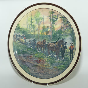 Royal Doulton Australian Scenes | Logging and Farming in NSW | Log Hauling in the South West D5928