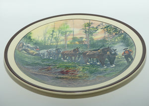 Royal Doulton Australian Scenes | Logging and Farming in NSW | Log Hauling in the South West D5928
