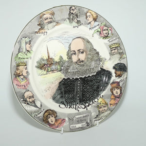 Royal Doulton Shakespeare's Portrait rack plate D6303 | #2