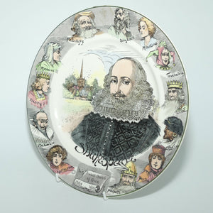 Royal Doulton Shakespeare's Portrait rack plate D6303 | #2