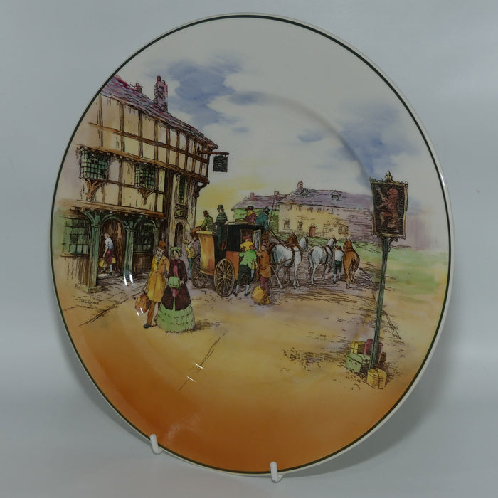 Royal Doulton Old English Coaching Scenes plate | 26cm | Red Lion Inn | D6393