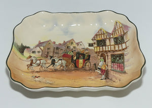 Royal Doulton Old English Coaching Scenes rectangular bowl | 8237 | D6393
