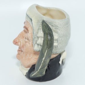 D6524 Royal Doulton miniature character jug The Lawyer | earlier stamp