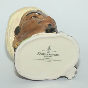 D6673 Royal Doulton large character jug Othello | Shakespearean